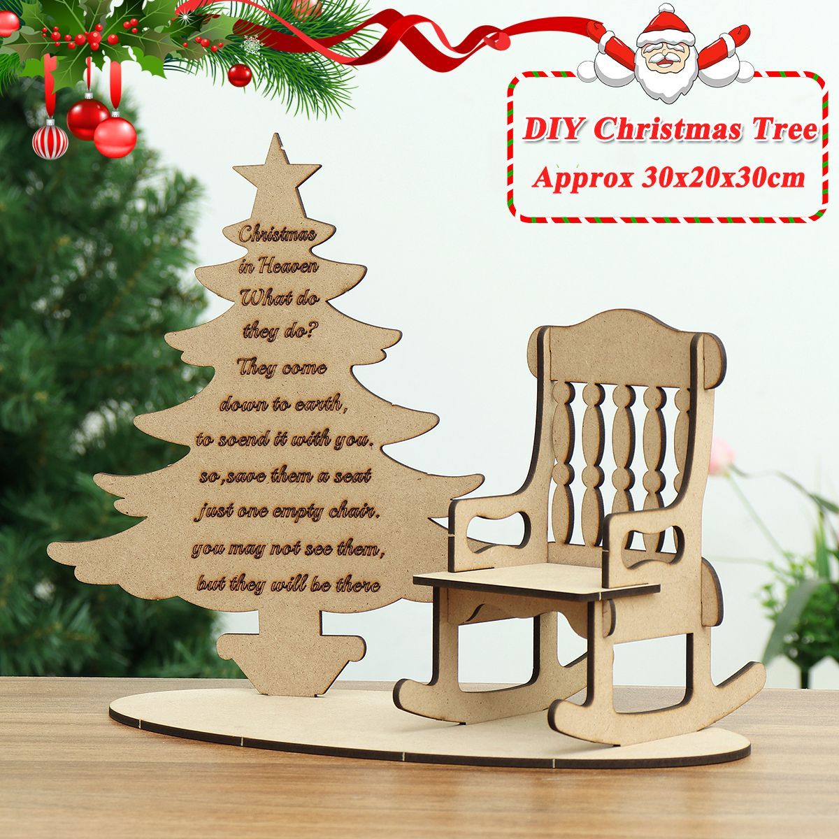 Christmas-In-Heaven-DIY-Wooden-Remembrance-Loved-One-Tree-Decorations-Craft-1605305