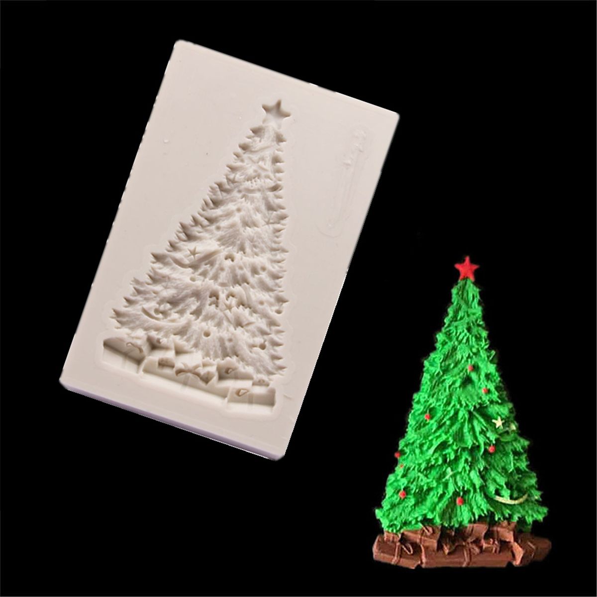 Christmas-Tree-Silicone-Baking-Mold-Cake-Fondant-Chocolate-Mould-Decor-Craft-1458426