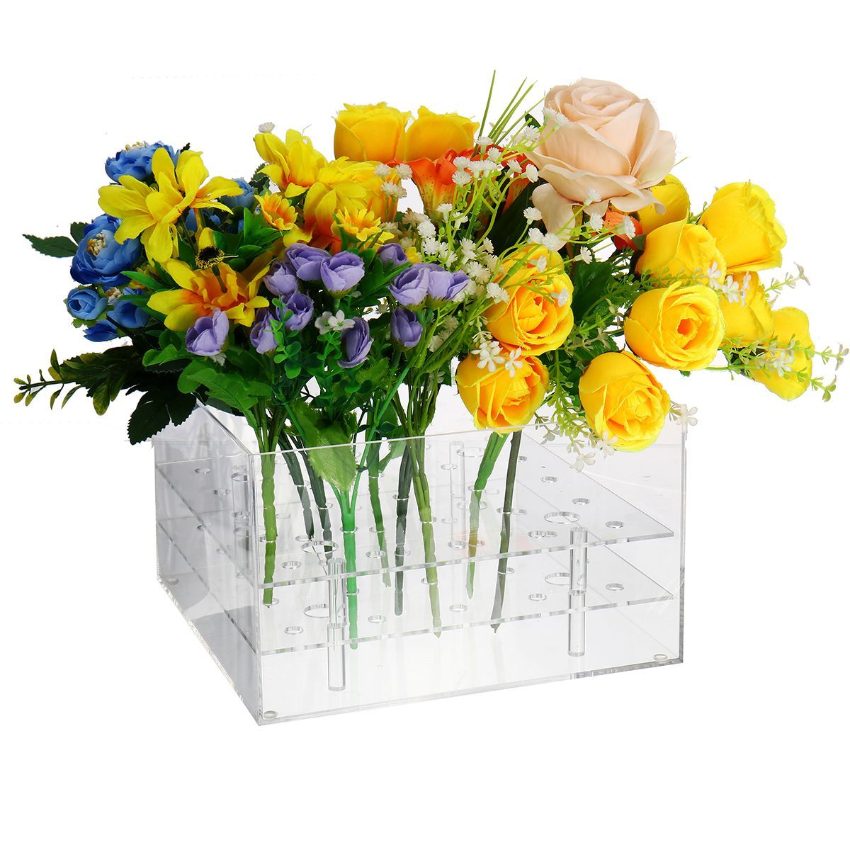 Clear-Acrylic-Rose-Flower-Box-Makeup-Organizer-Artificial-Flower-Bouquet-Wedding-Decorations-1596613