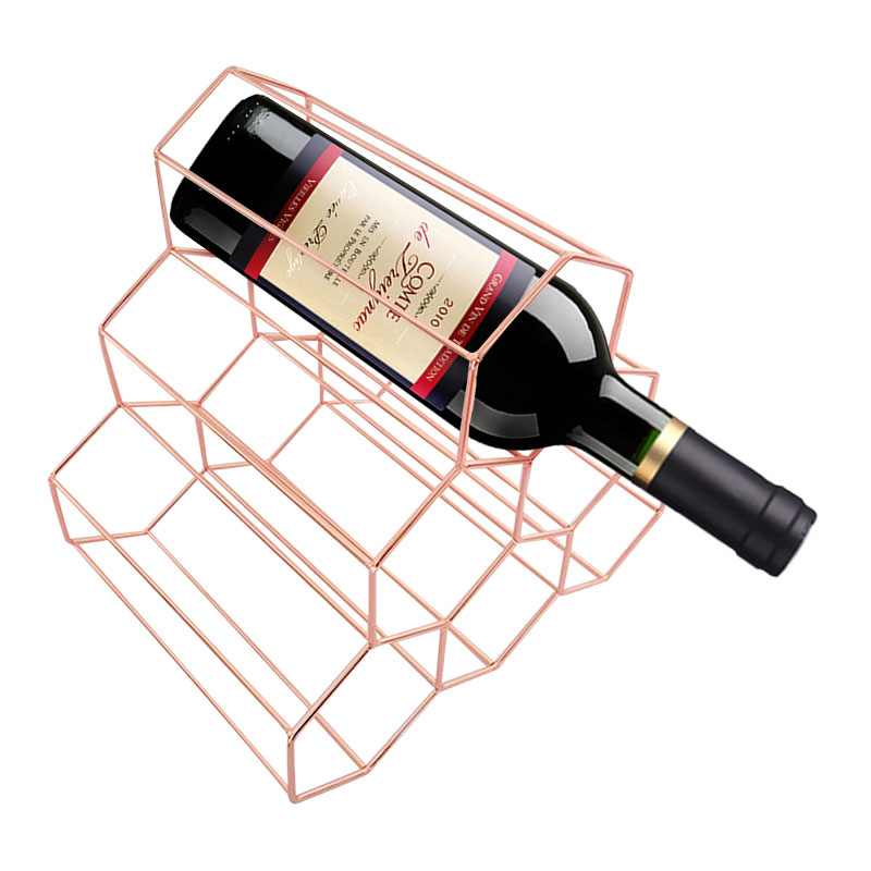 Creative-Triangle-6-Bottle-Wine-Shelf-Rack-Organizer-Storage-Holder-Home-Kitchen-Bar-Decor-1364587