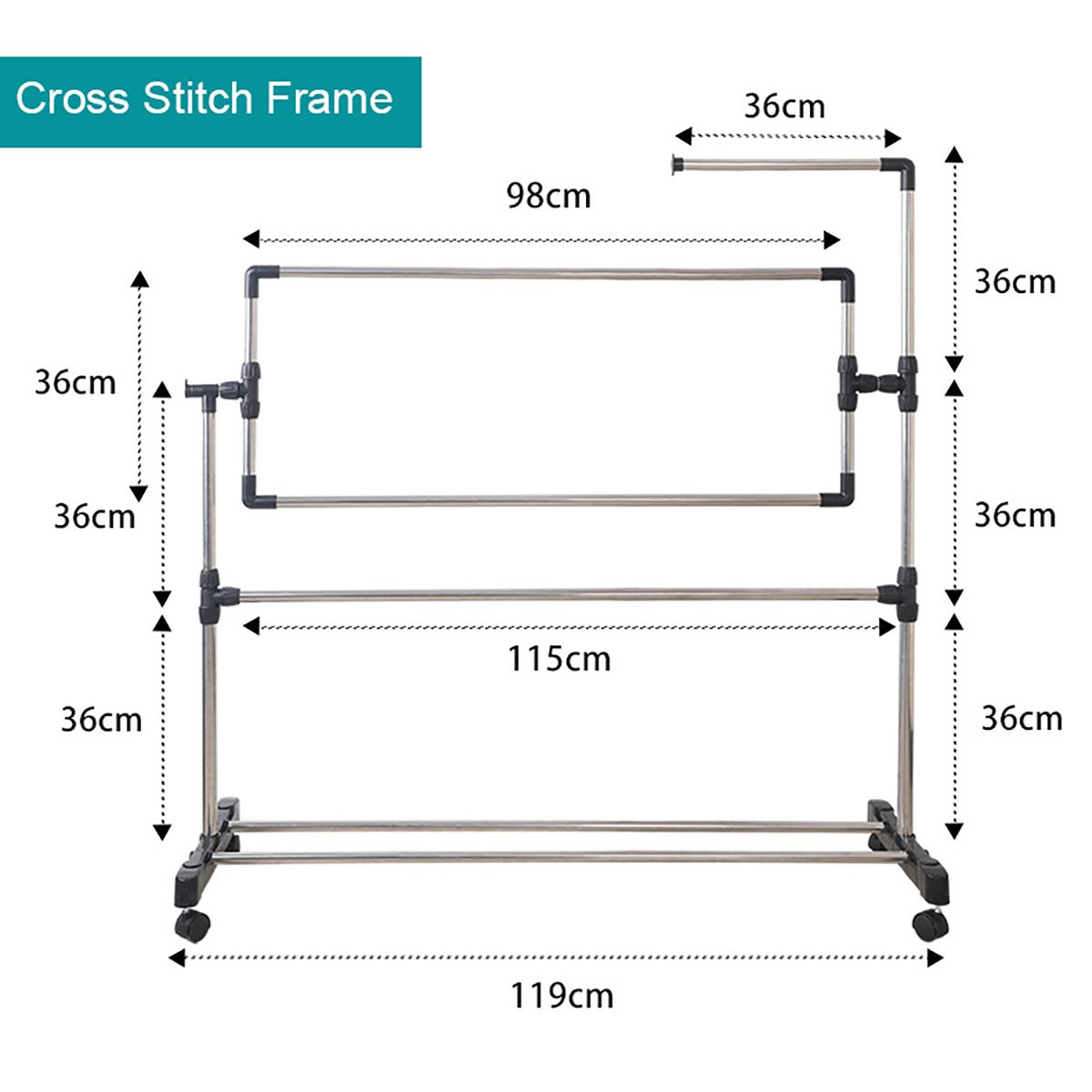 Cross-Stitch-Frame-Embroidery-Rack-Needlework-Stand-Hoop-Adjustable-Sewing-1697280