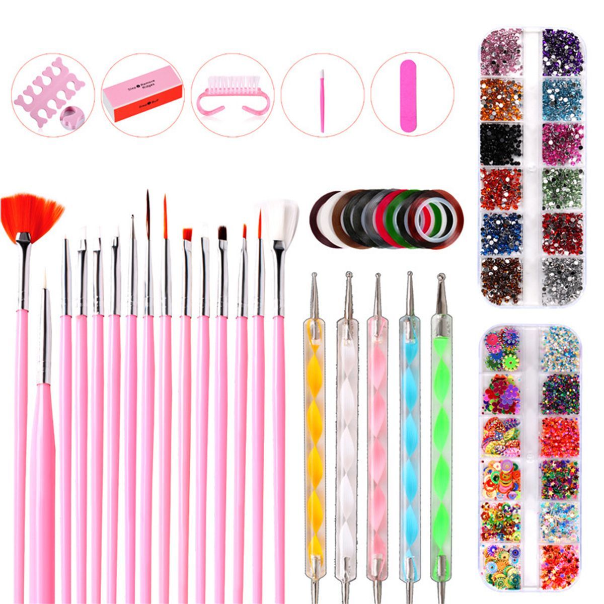 DIY-Nail-Art-Painting-Drawing-Design-Brushes-Dotting-Polish-Pen-Tool-Set-Kit-1660535