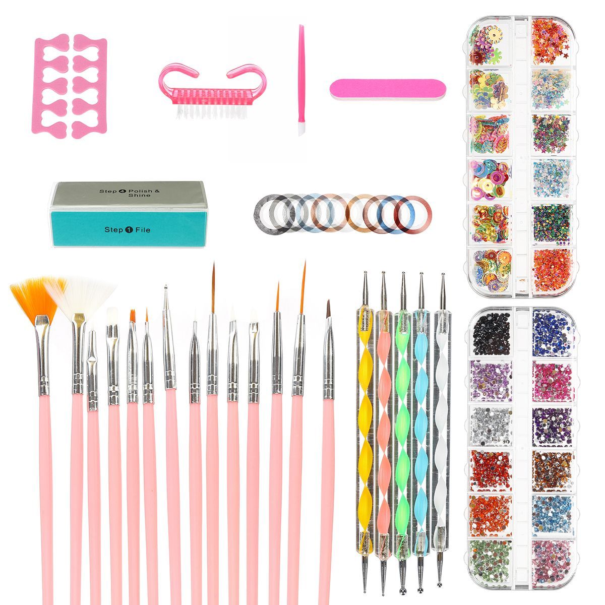 DIY-Nail-Art-Painting-Drawing-Design-Brushes-Dotting-Polish-Pen-Tool-Set-Kit-1660535