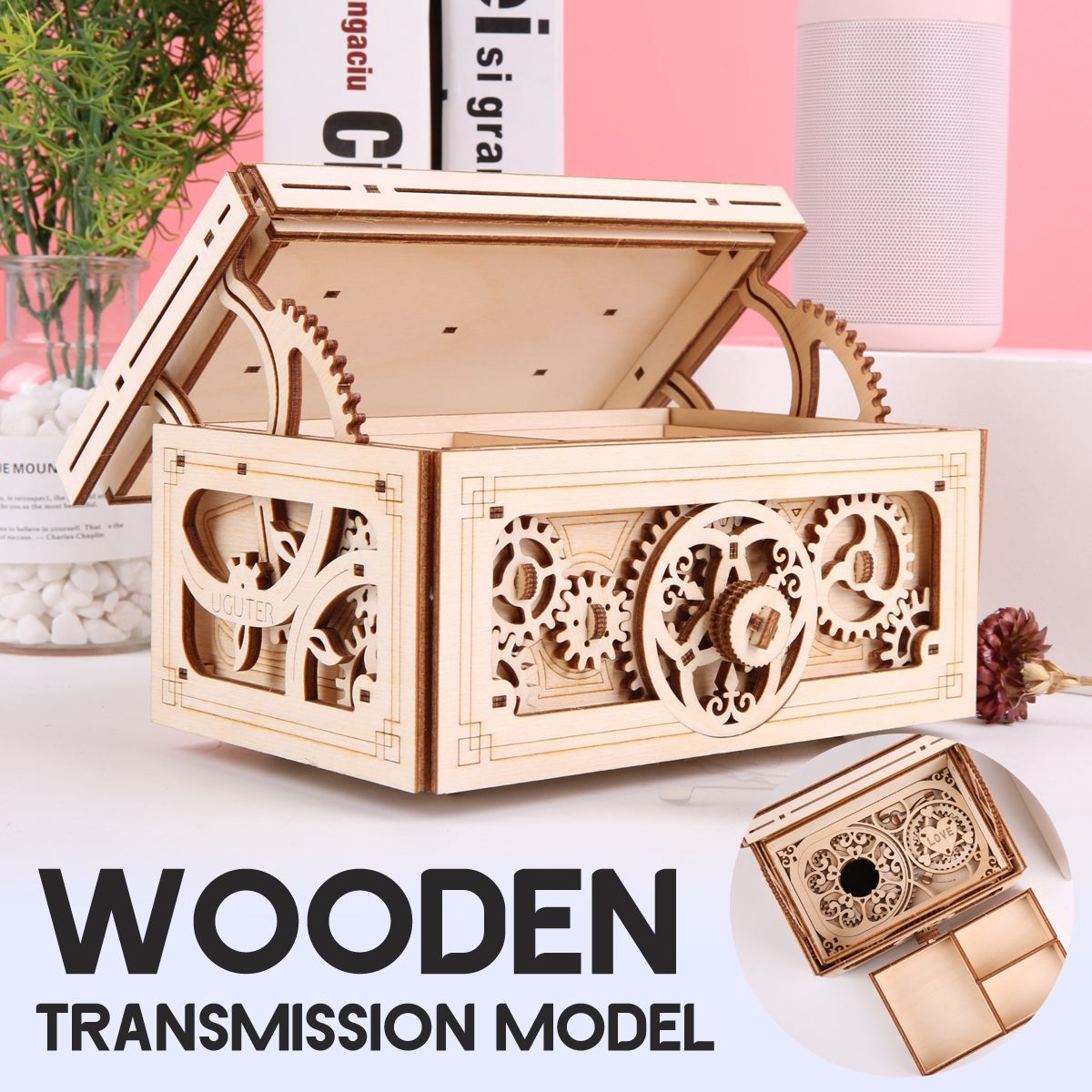DIY-Spike-Double-Jewerlry-Box-Wooden-Transmission-Model-Assembly-Toys-Puzzle-1651602