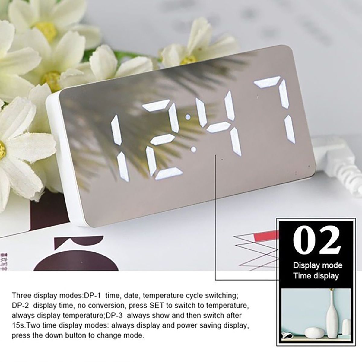 Digital-LED-Mirror-Alarm-Clock-Bedside-Table-Time-with-Thermometer-Calendar-USB-1630544