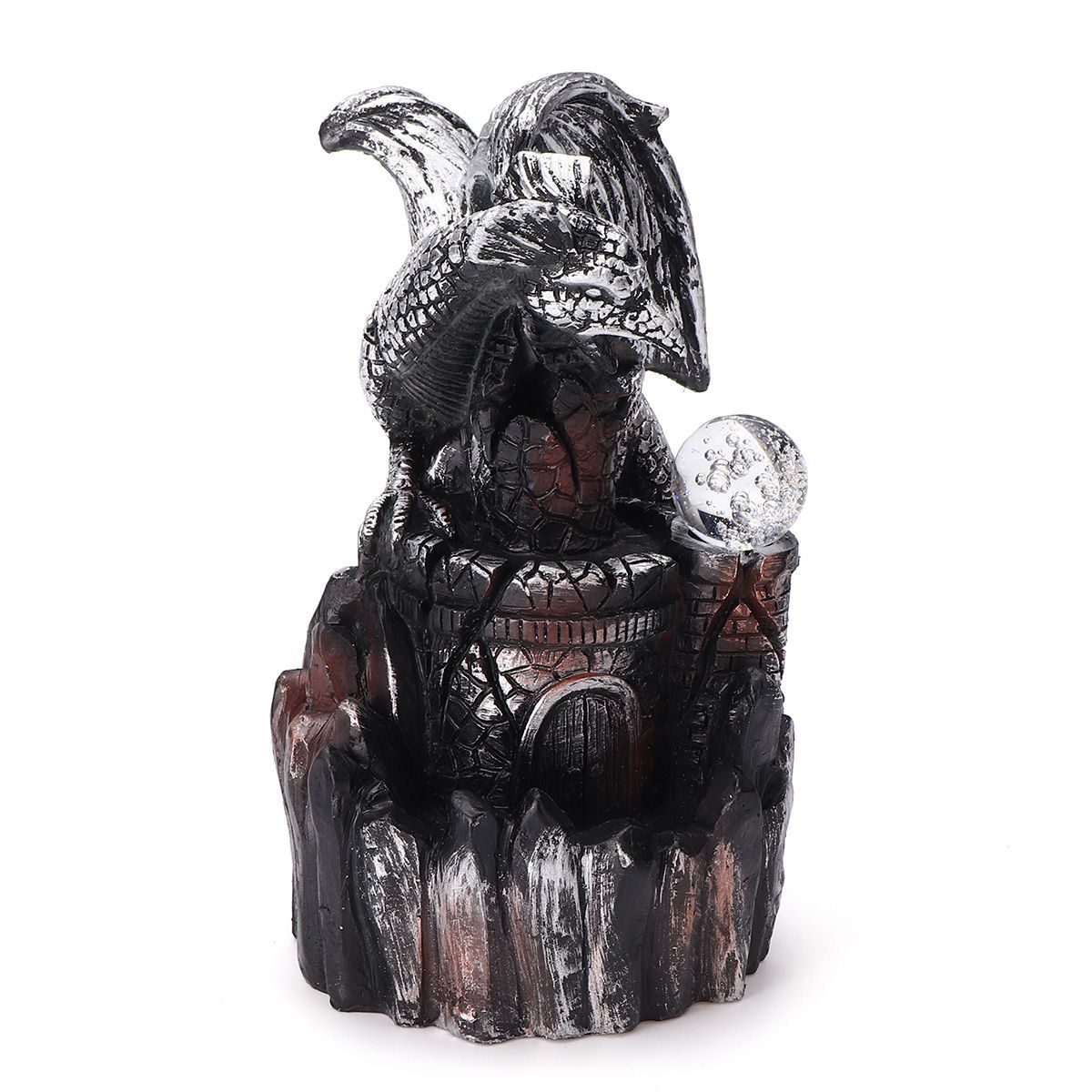 Dragon-LED-Incense-Burner-Smoke-Waterfall-Backflow-Censer-Cone-Holder-w-10-Cones-1535212