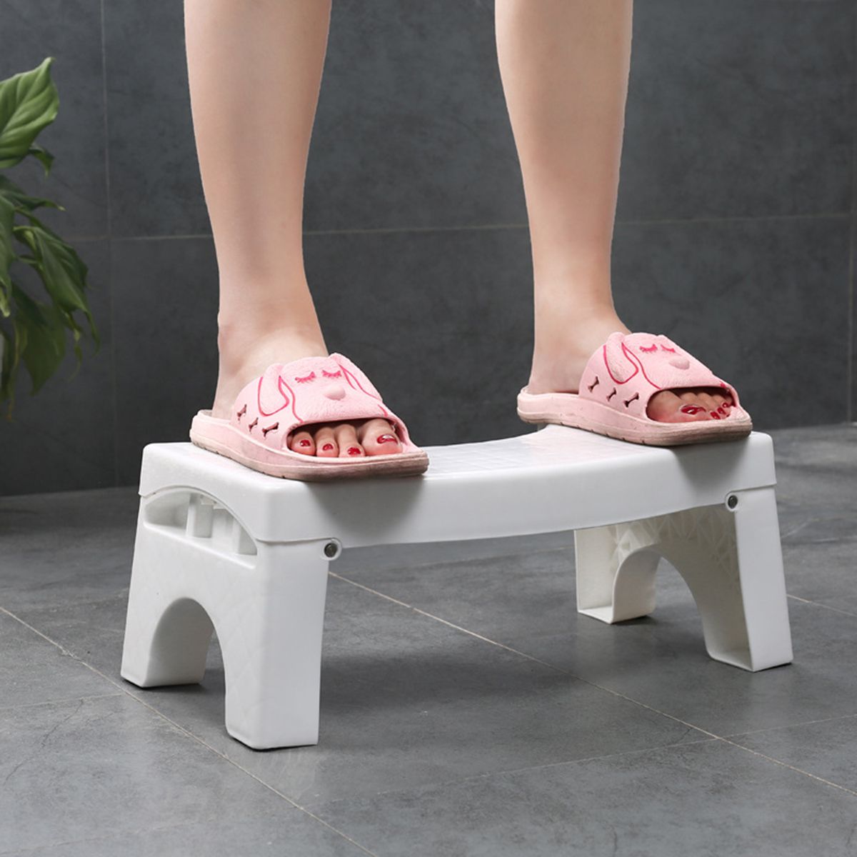 Foldable-Toilet-Stool-Potty-Chair-Plastic-Non-slip-Bathroom-White-Sit-Footstool-Decorations-1516575