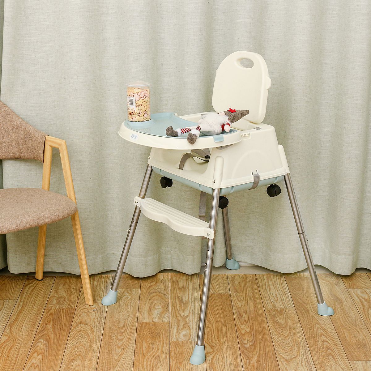 Folding-3-in-1-Baby-Infant-Dining-High-Chair-Toddler-Feeding-Table-Booster-1662547