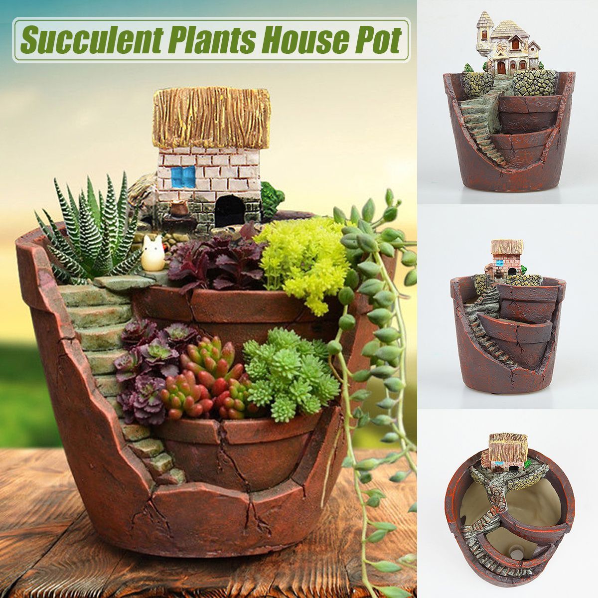 Garden-Resin-Succulent-Plant-Herb-Flower-Basket-Plant-Pot-Trough-Box-Home-Decorations-1572362