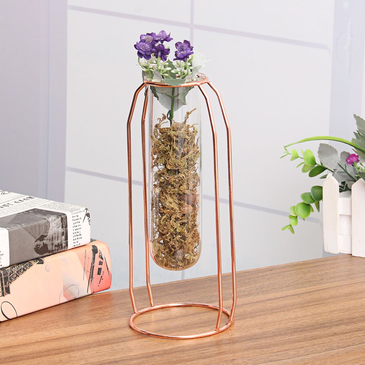 Glass-Vase-Flower-Holder-Plant-Container-Metal-Line-for-Decorations-1450433