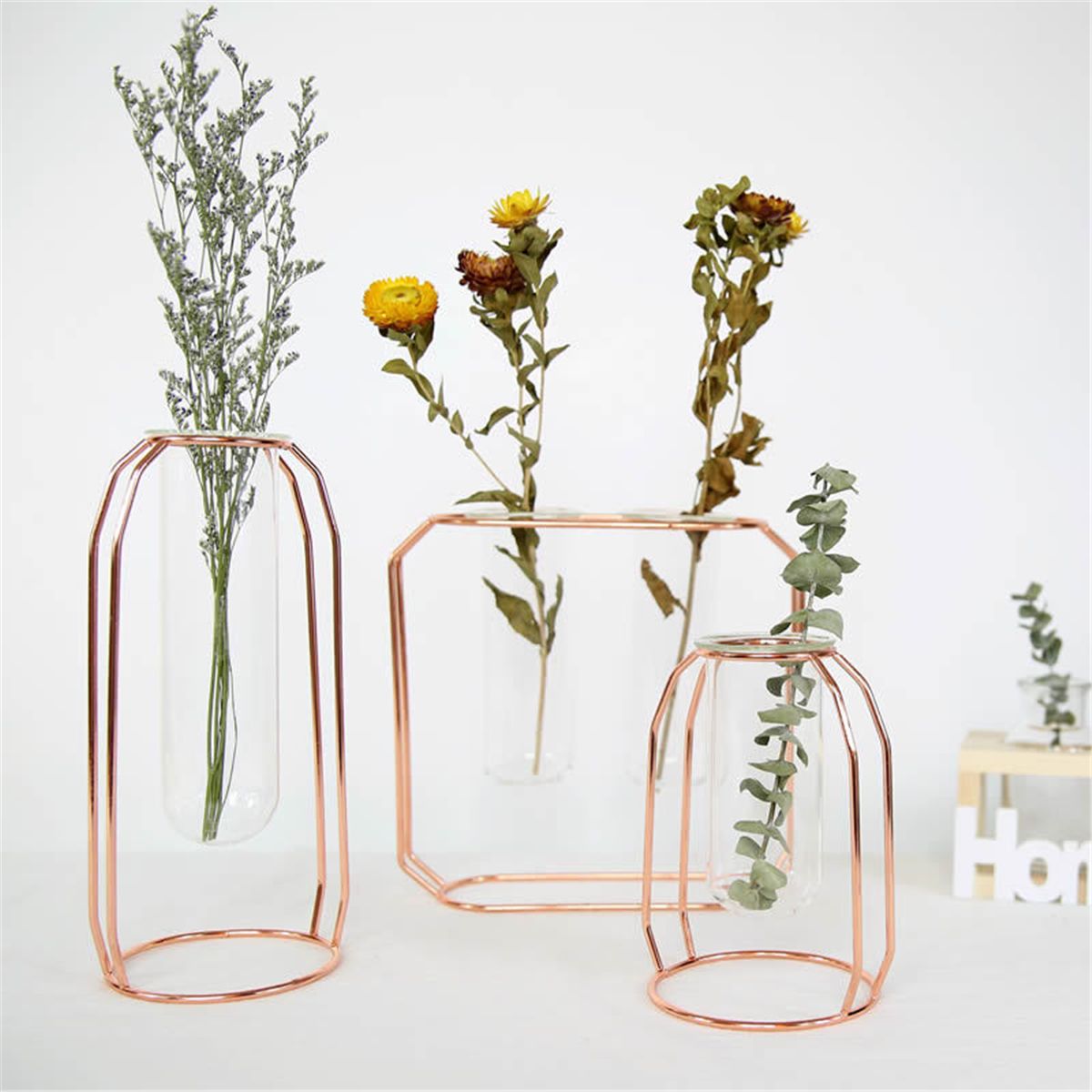 Glass-Vase-Flower-Holder-Plant-Container-Metal-Line-for-Decorations-1450433