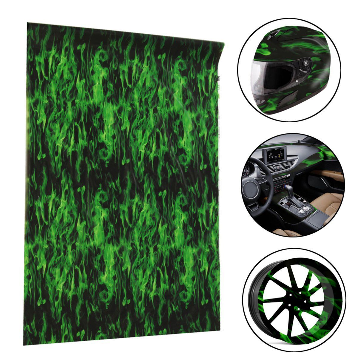 Green-Fire-Hydrographic-Water-Transfer-Film-Hydro-Dipping-DIP-Print-Car-Film-150CM-1544963