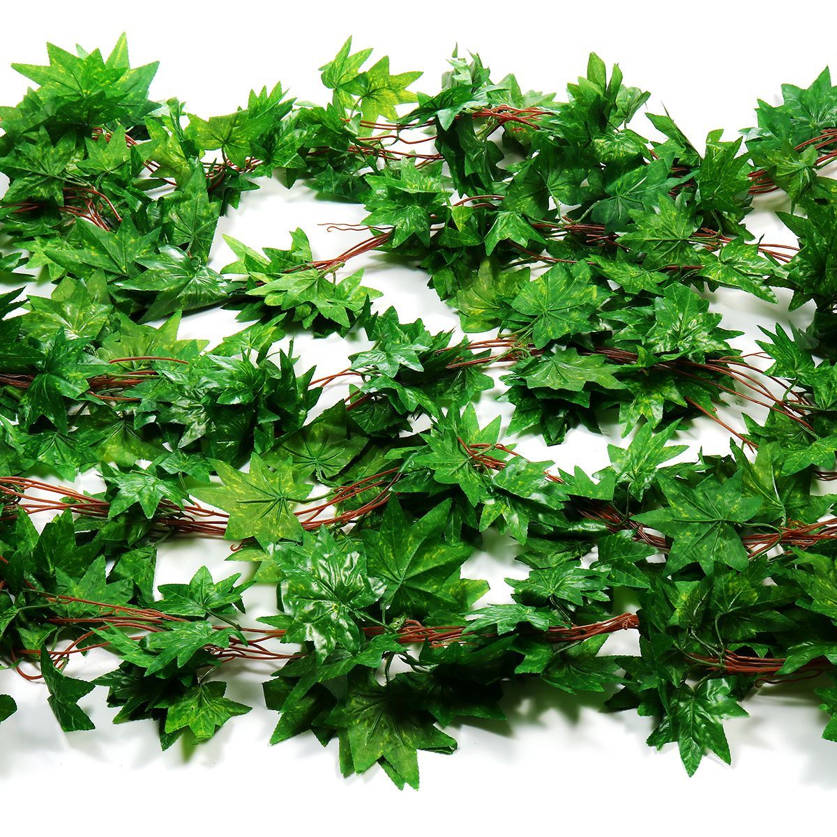 GreenRed-Maple-Leaf-Artificial-Vine-Garland-Foliage-Plant-Wedding-Party-Decor-1714788