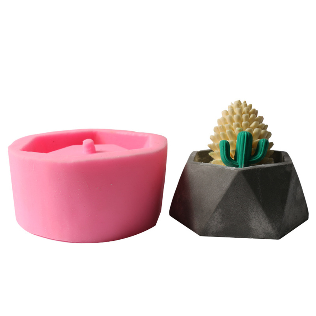 Handmade-Silicone-Flower-Pot-Mould-3D-Geometric-Concrete-Succulent-Planter-Craft-1289100