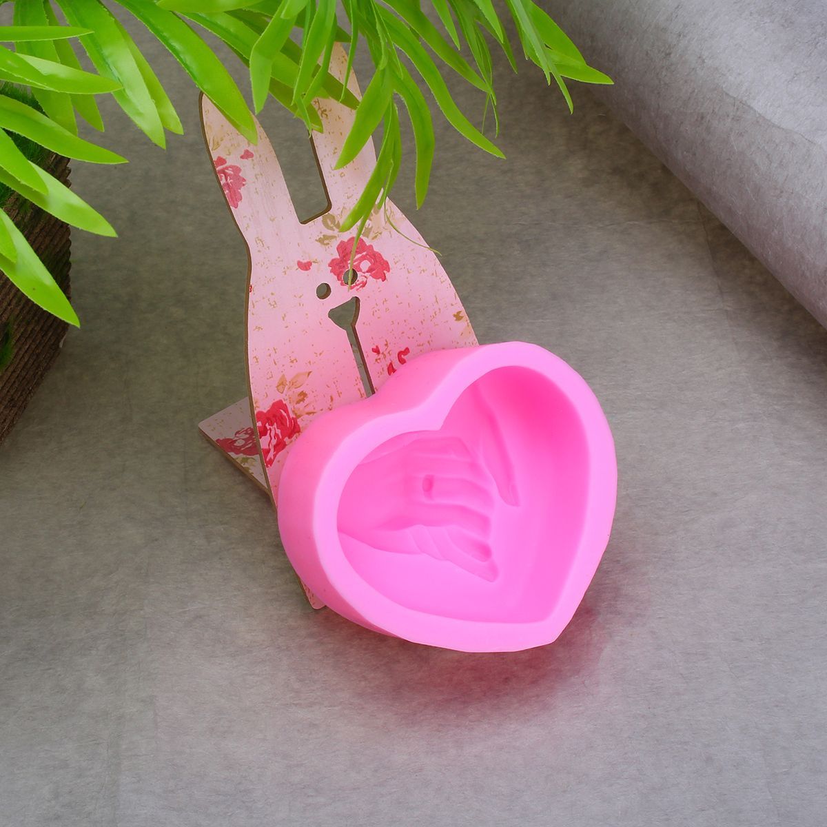 Heart-Wedding-Silicone-Soap-Bar-Mold-Candle-Mold-DIY-Craft-Plaster-Resin-Mould-1429528