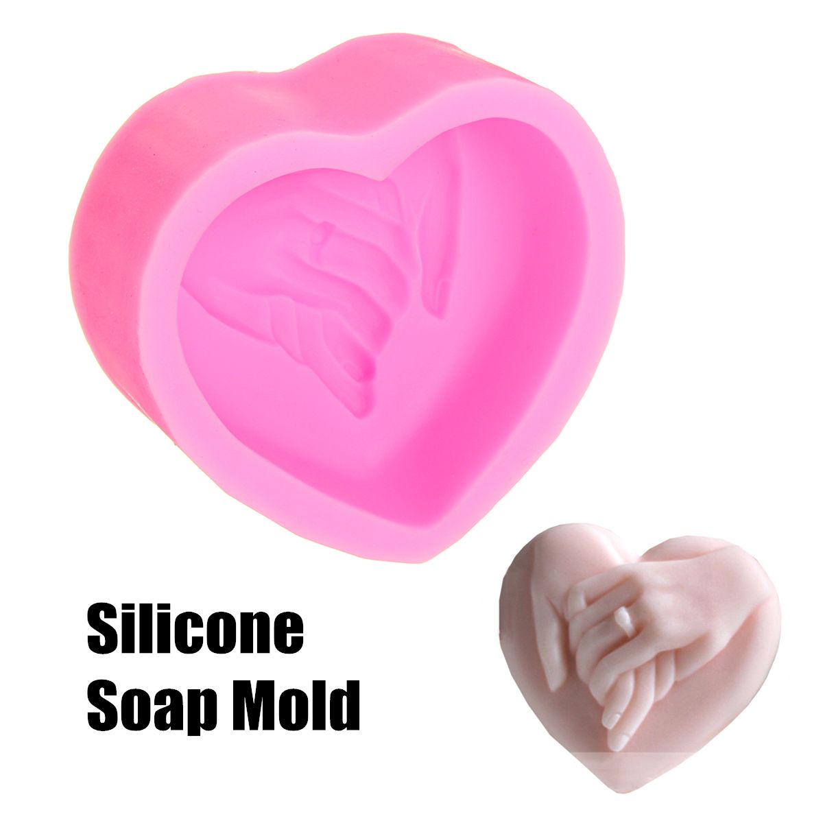 Heart-Wedding-Silicone-Soap-Bar-Mold-Candle-Mold-DIY-Craft-Plaster-Resin-Mould-1429528