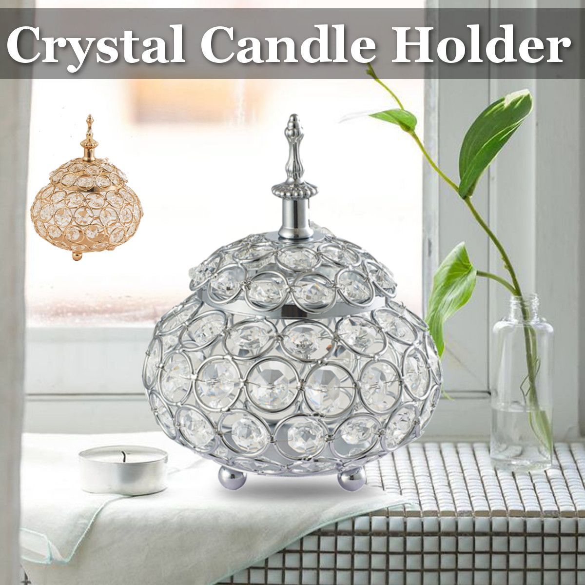 Hollow-Crystal-Tealight-Candle-Lantern-Holders-Gold-Silver-Party-Dinner-Table-Centerpieces-Home-Wedd-1724774