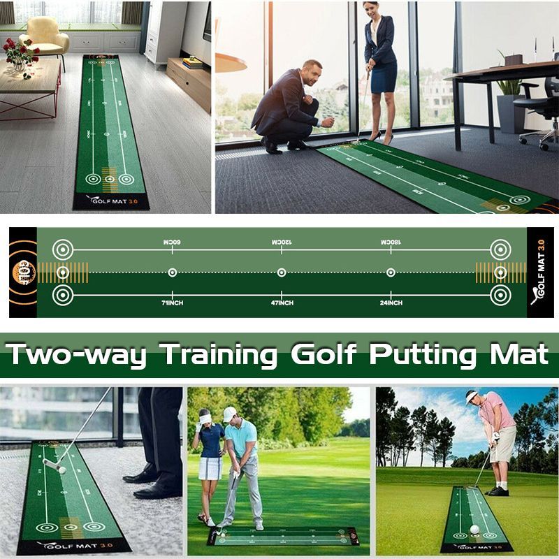 Indoor-Outdoor-50x300cm-Two-way-Green-Golf-Putting-Mat-Putter-Trainer-Anti-Slip-1668087