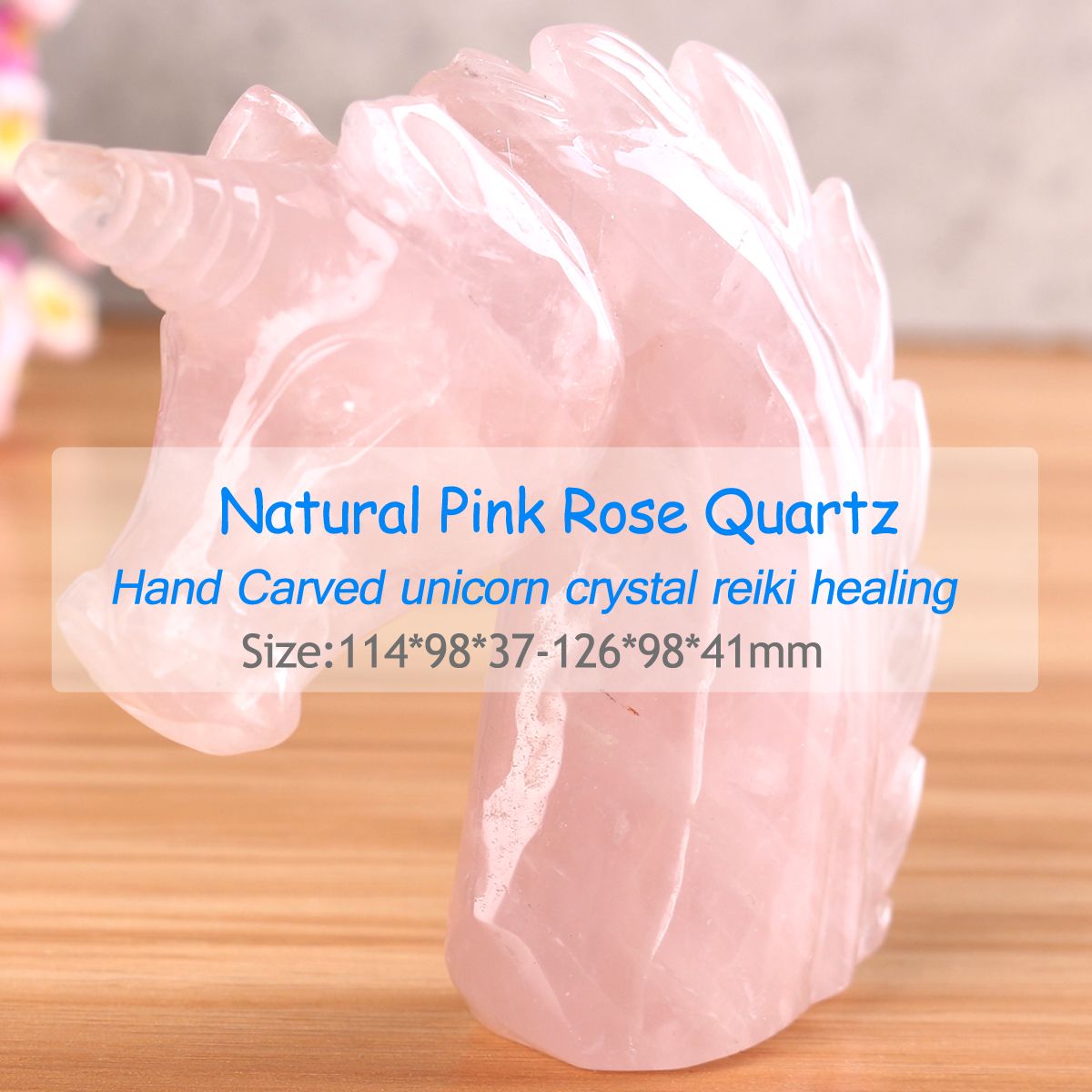 Large-Natural-Pink-Rose-Gemstone-Quartz-Hand-Carved-Unicorn-Crystals-Reiki-Healing-Stone-Statue-Deco-1558897