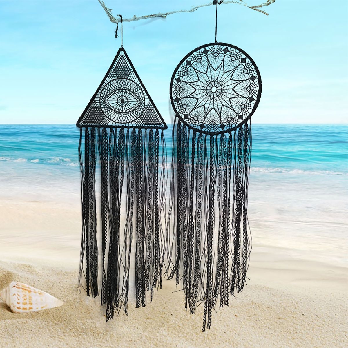 Large-White-Black-Dream-Catcher-Room-Wall-Hanging-Decorations-Wedding-Gift-1596615
