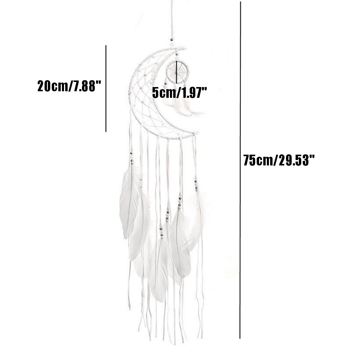 Moon-Wind-Chimes-Handmade-Net-With-Feathers-Wall-Hanging-Home-Ornament-Decorate-1684485