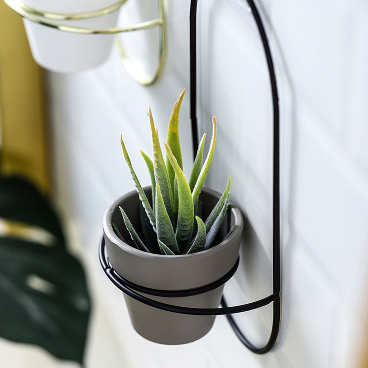 Nordic-Style-Wall-Hanging-Metal-Rack-Ceramic-Succulent-Plant-Pot-Cactus-Holder-Stand-1728916