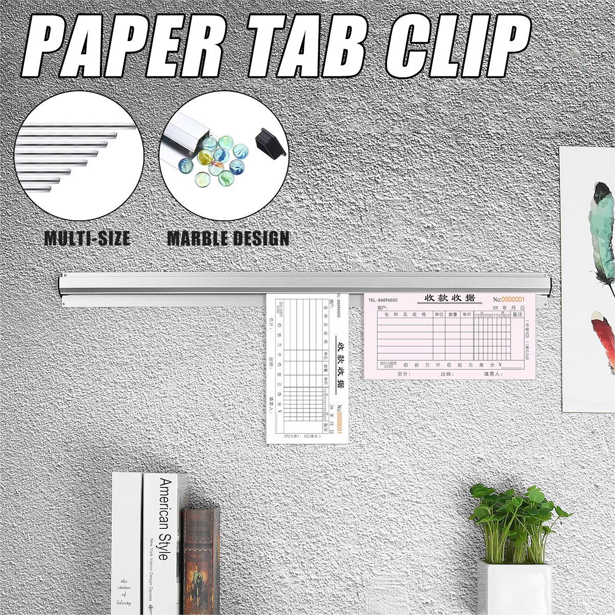 Paper-Receipt-Check-Bill-Order-Tab-Clip-Rail-Kitchen-Bar-Cafe-Holder-Rack-Stationery-Clip-1611651