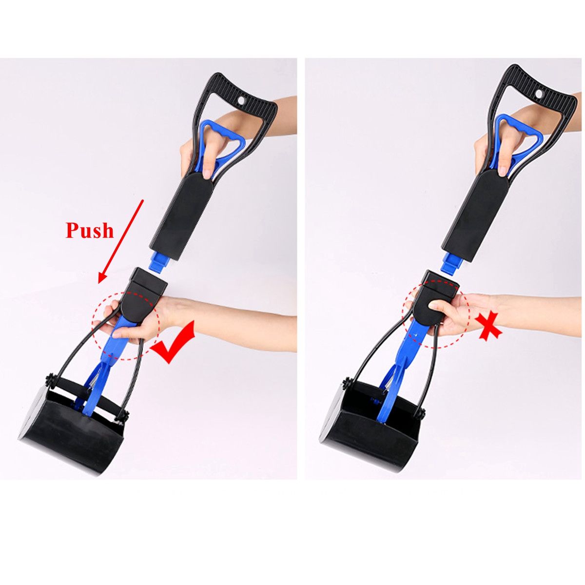 Pet-Dog-Cat-Waste-Pick-Up-Pooper-Scooper-Long-Handle-Poop-Scoop-Poo-Grabber-Picker-Shovel--Bag-1572029