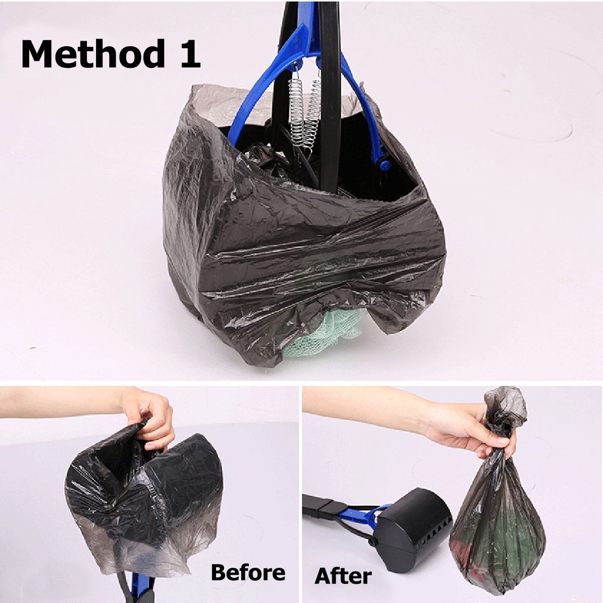 Pet-Dog-Cat-Waste-Pick-Up-Pooper-Scooper-Long-Handle-Poop-Scoop-Poo-Grabber-Picker-Shovel--Bag-1572029