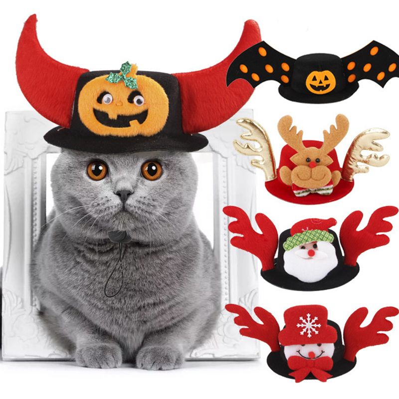 Pet-Hat-Dog-Halloween-Christmas-Headgear-Cat-Funny-Headwear-Supplies-1568644