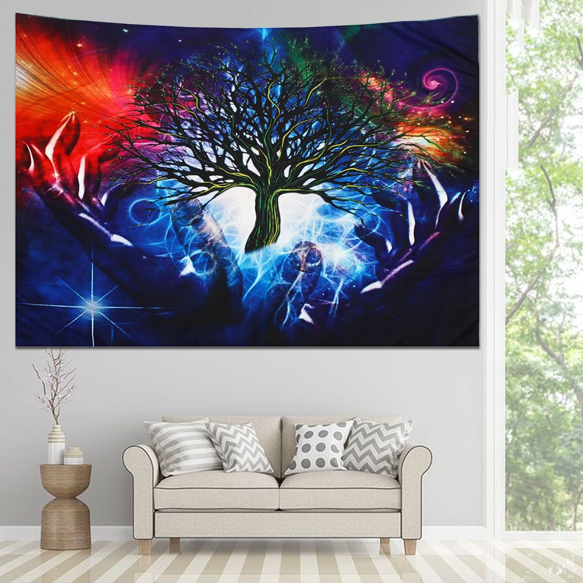 Psychedelic-Tree-Tapestry-Print-Wall-Hanging-Blanket-Home-Room-Decor-Bedspread-1523247