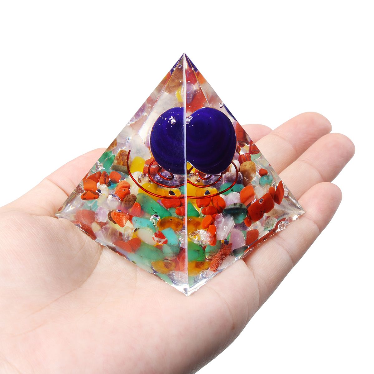 Reiki-Charged-Emerald-Clear-Quartz-Crystal-Orgone-Pyramid-Powerful-Decorations-1560801