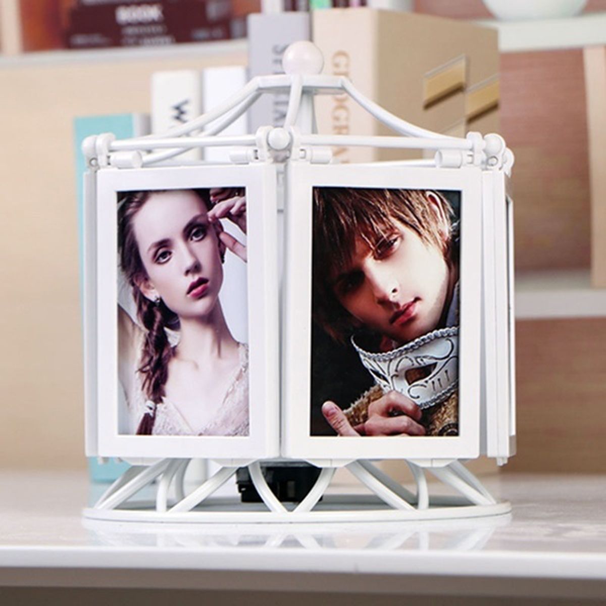 Rotating-Music-Box-Photo-Frame-Picture-Display-for-12-photos-Wedding-Graduation-1629784