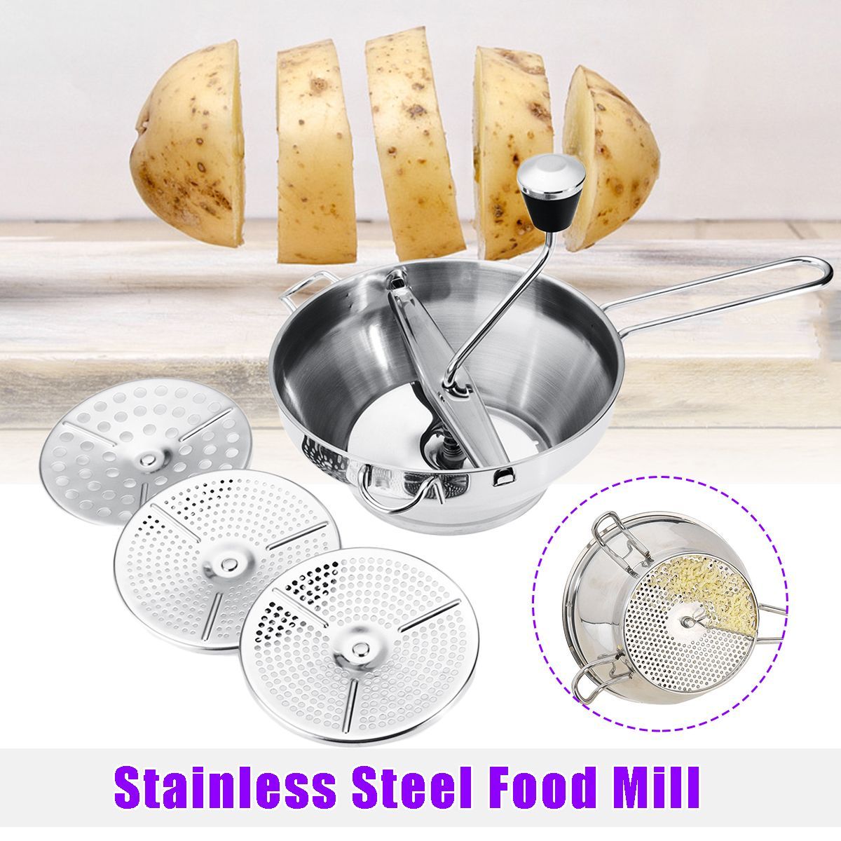 Stainless-Steel-Food-Mill-Metal-VegetableCarrotTomatoPotatoRice-Mixer-Maker-Cutter-1638809