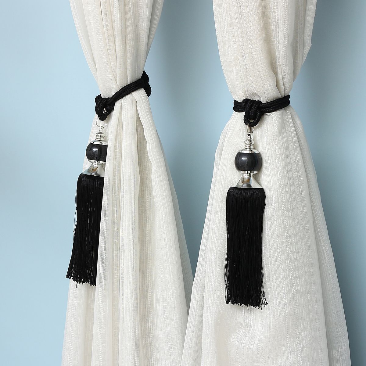 Tassel-Curtain-Tiebacks-Fringe-Curtain-Tie-Backs-Room-Decor-Light-Polyester-Bead-1751658