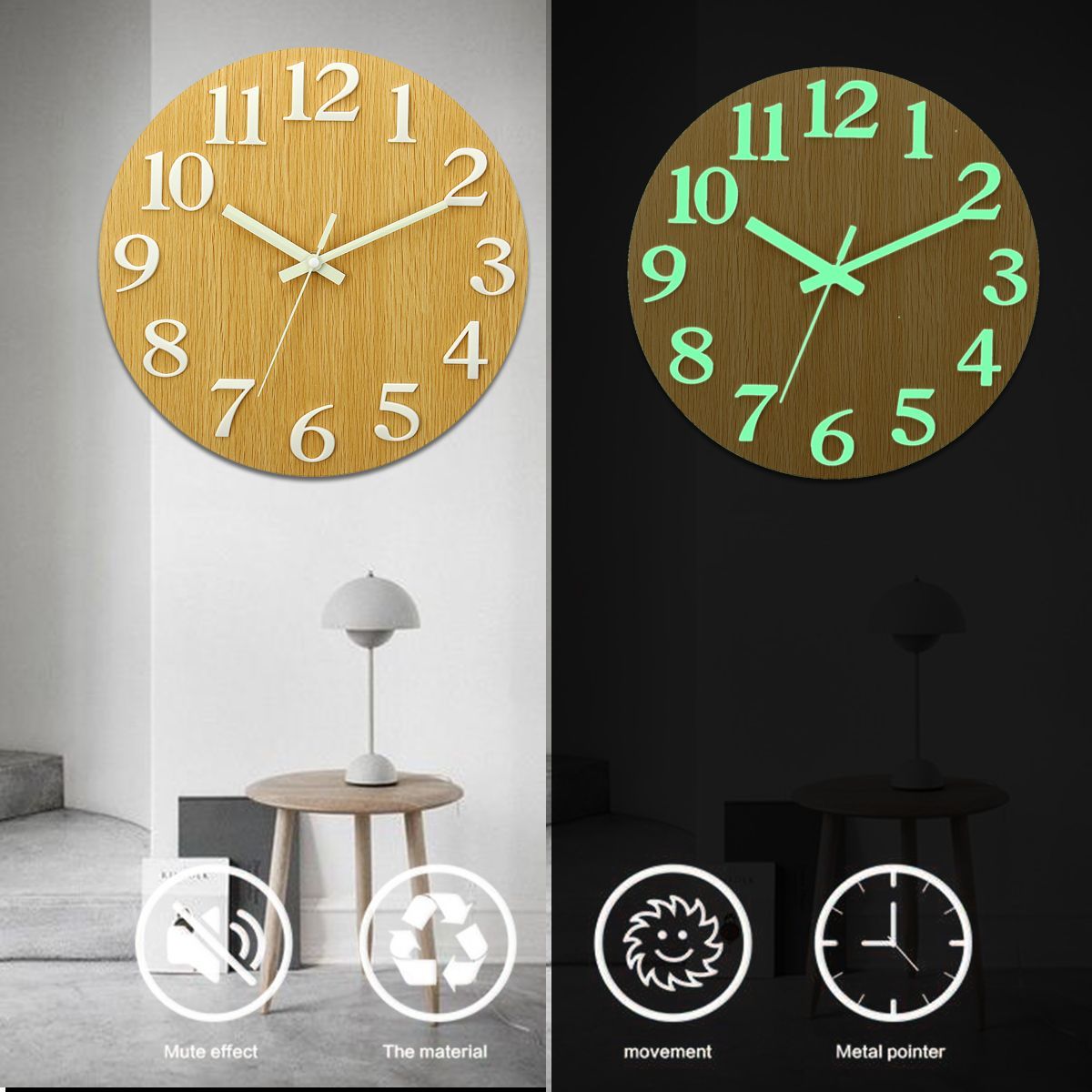 Wall-Clock-Glow-In-The-Dark-Silent-Quartz-Indoor-Living-Room-Bedroom-Luminous-1443964