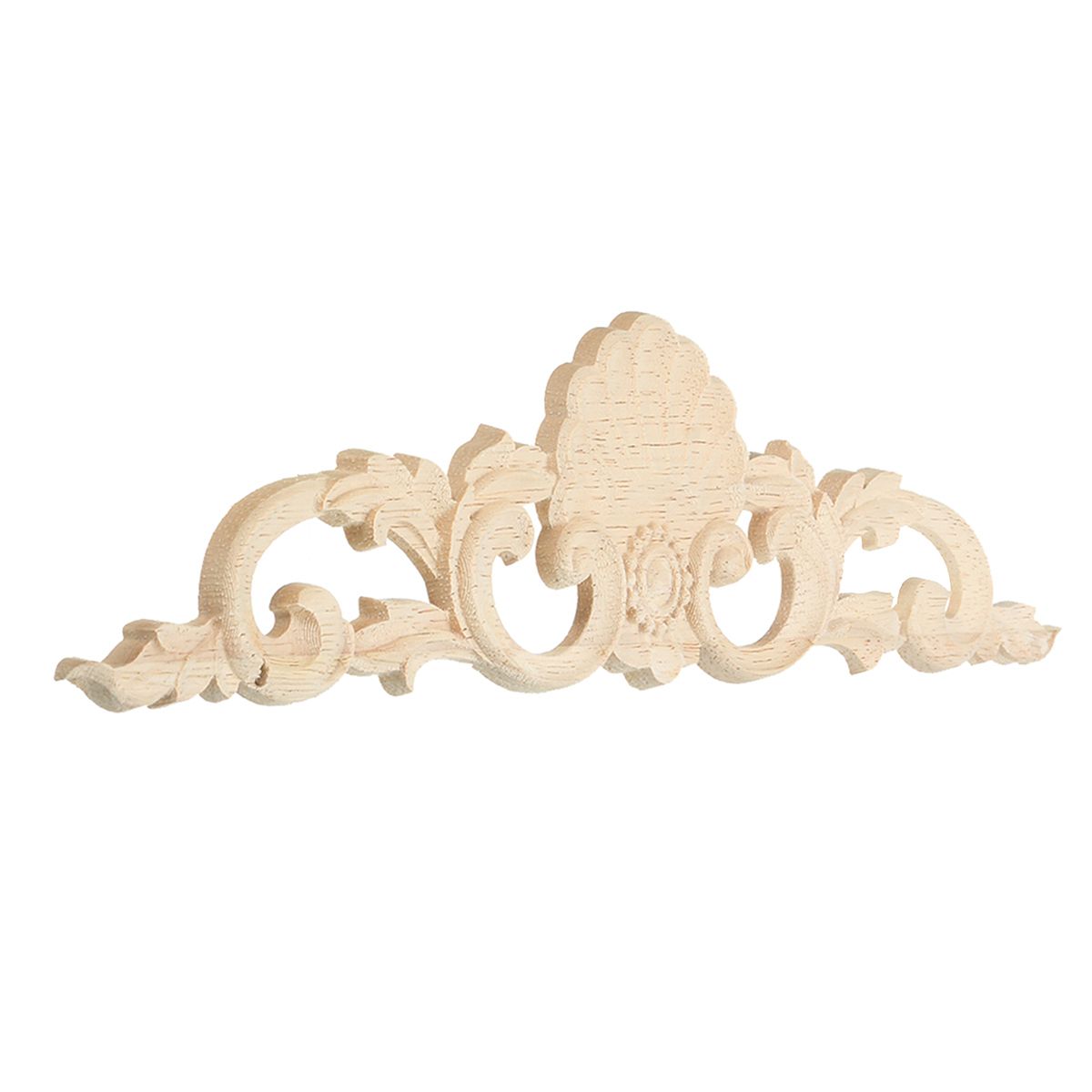 Wood-Carved-Long-Applique-Unpainted-Flower-Door-Decoration-1139157