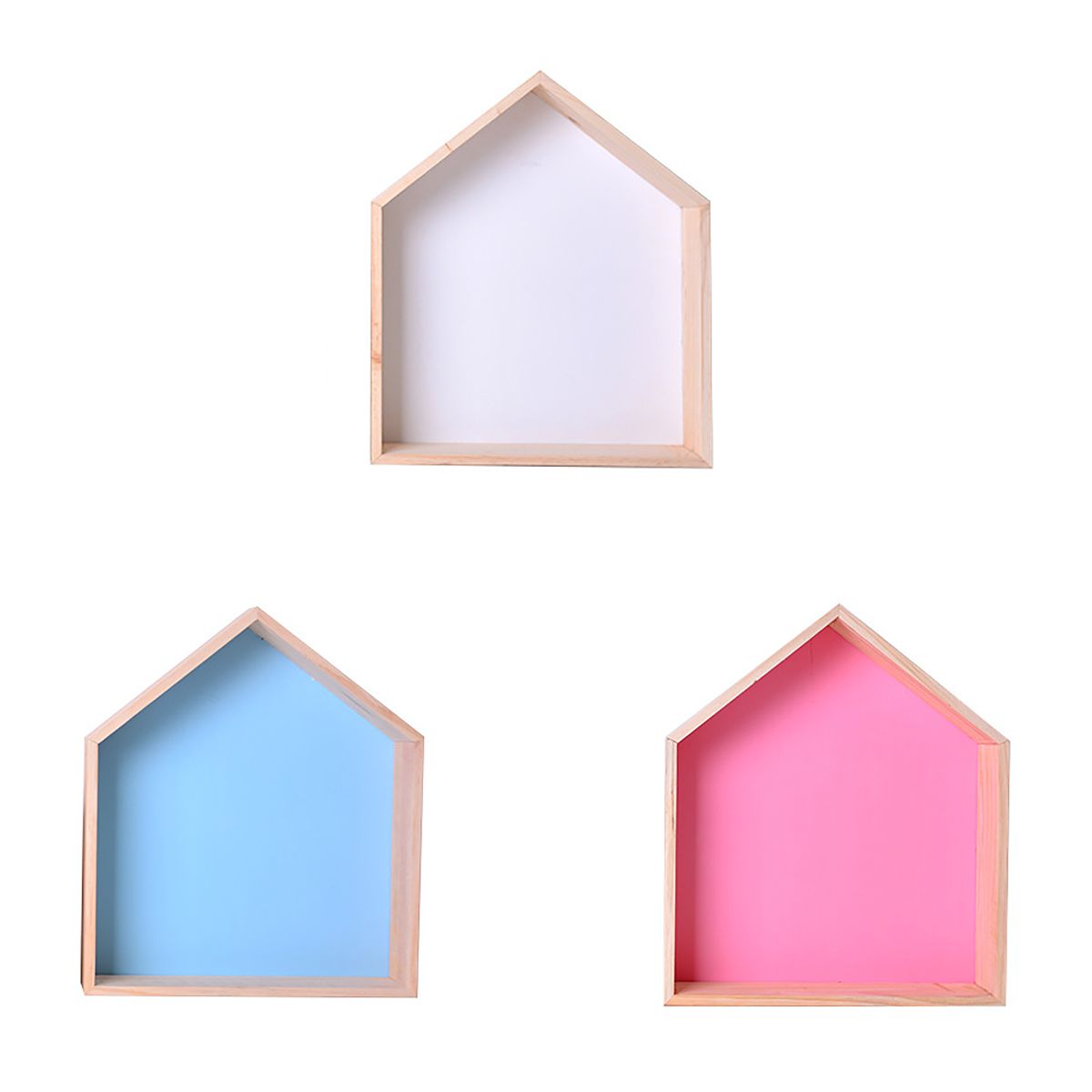 Wooden-House-Shape-Wall-Hanging-Shelf-Toy-Storage-Rack-Home-Decorations-1596614