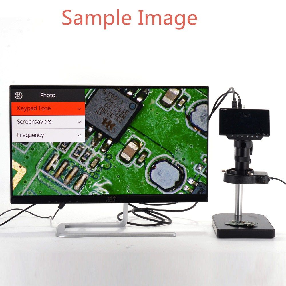 HAYEAR-5-Inch-Screen-16MP-1080P-60FPS-HDMI-USB-amp-WIFI-Digital-Industry-Microscope-Camera-Table-Sta-1495577