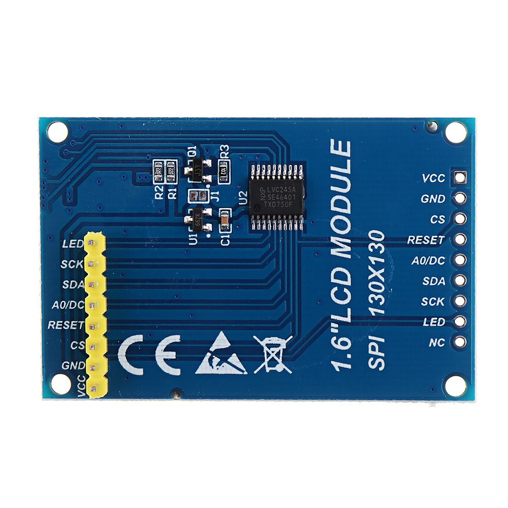 3Pcs-16-Inch-Transflective-TFT-LCD-Display-Module-130X130-Sunlight-Visible-SPI-Serial-Port-33V-5V-fo-1749013