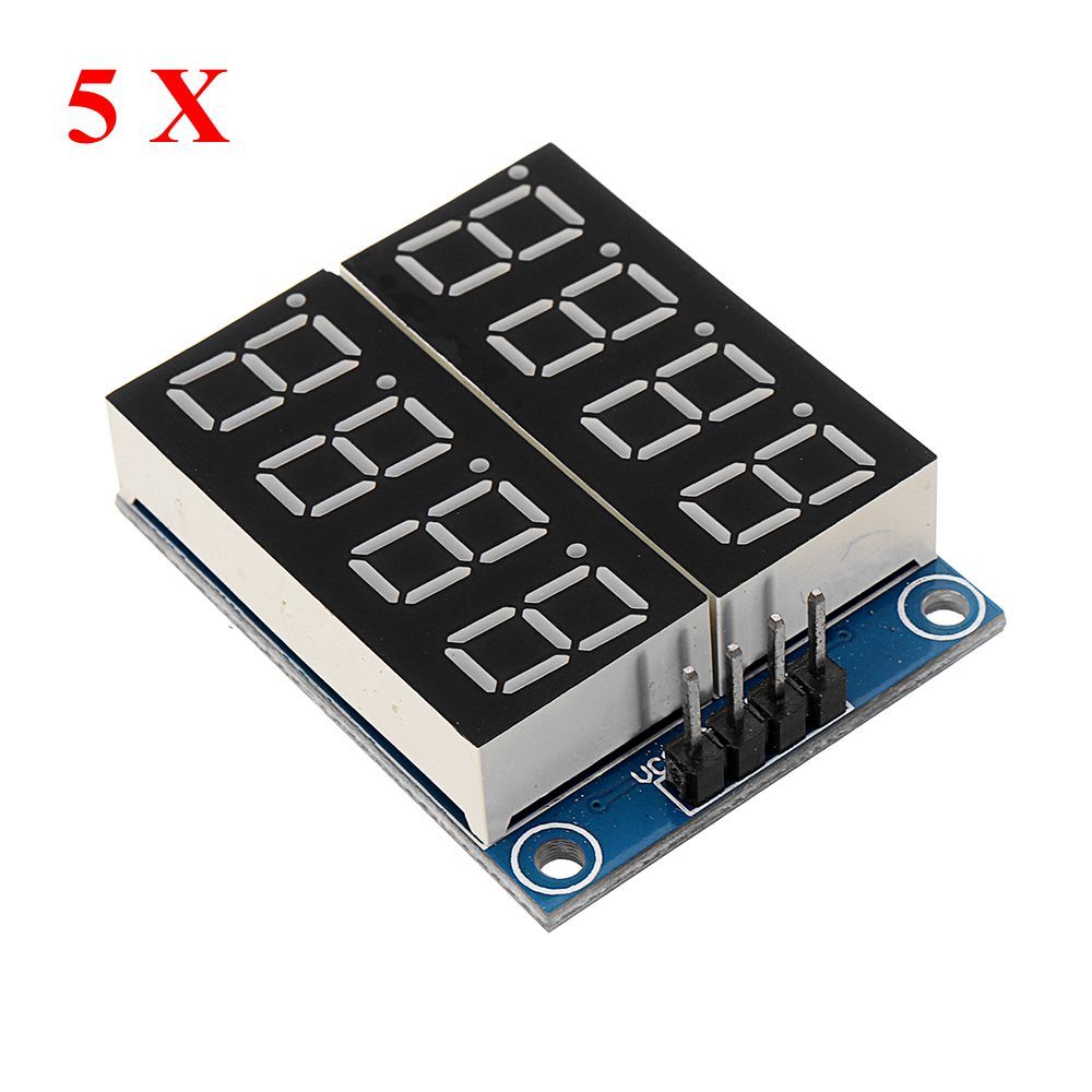 5-Pcs-8-Bit-Serial-Interface-Red-Highlight-Digital-Tube-Display-Module-74HC164-LCD-Driver-Board-1348937