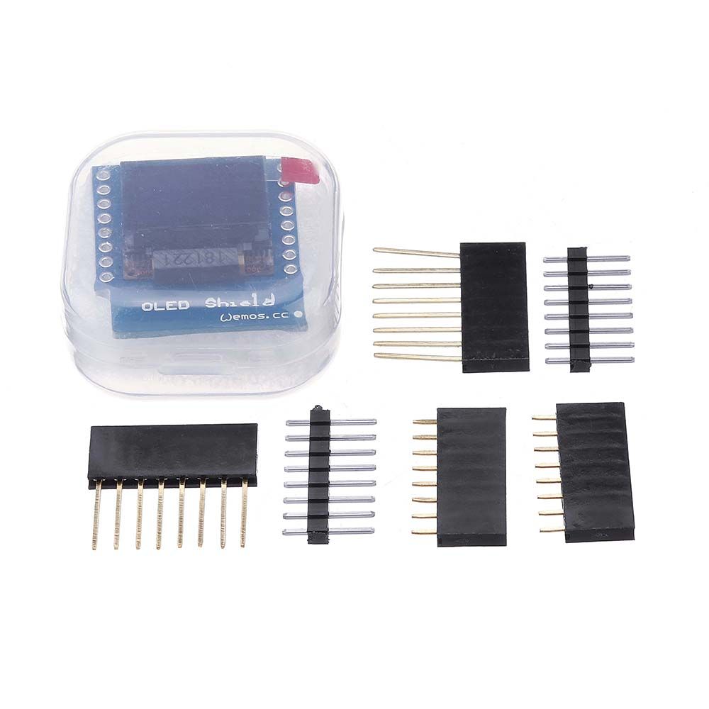 5Pcs-066-Inch-OLED-Shield-For-D1-Mini-64X48-IIC-I2C-1264782