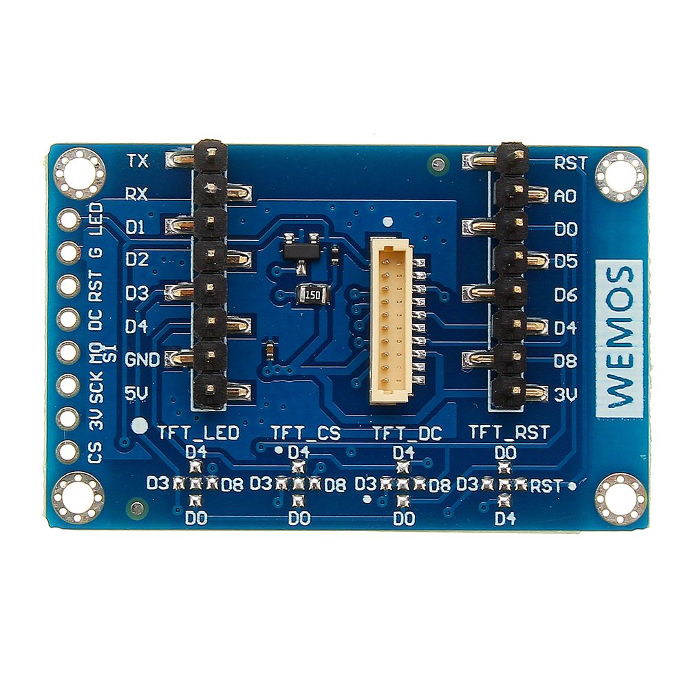 5pcs-Wemosreg-ESP8266-14-Inch-LCD-TFT-Shield-V100-Display-Module-For-D1-Mini-Board-1464128