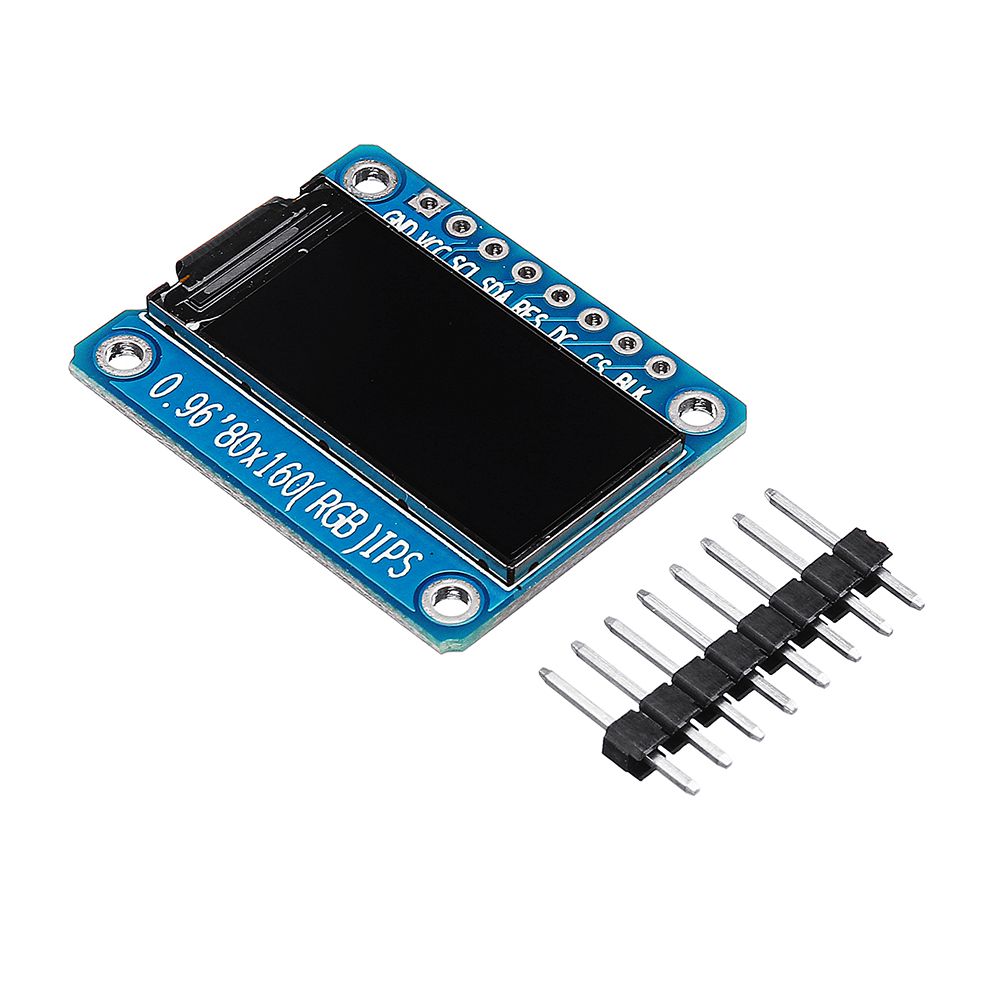 Geekcreit-096-Inch-7Pin-HD-Color-IPS-Screen-TFT-LCD-Display-SPI-ST7735-Module-1370911