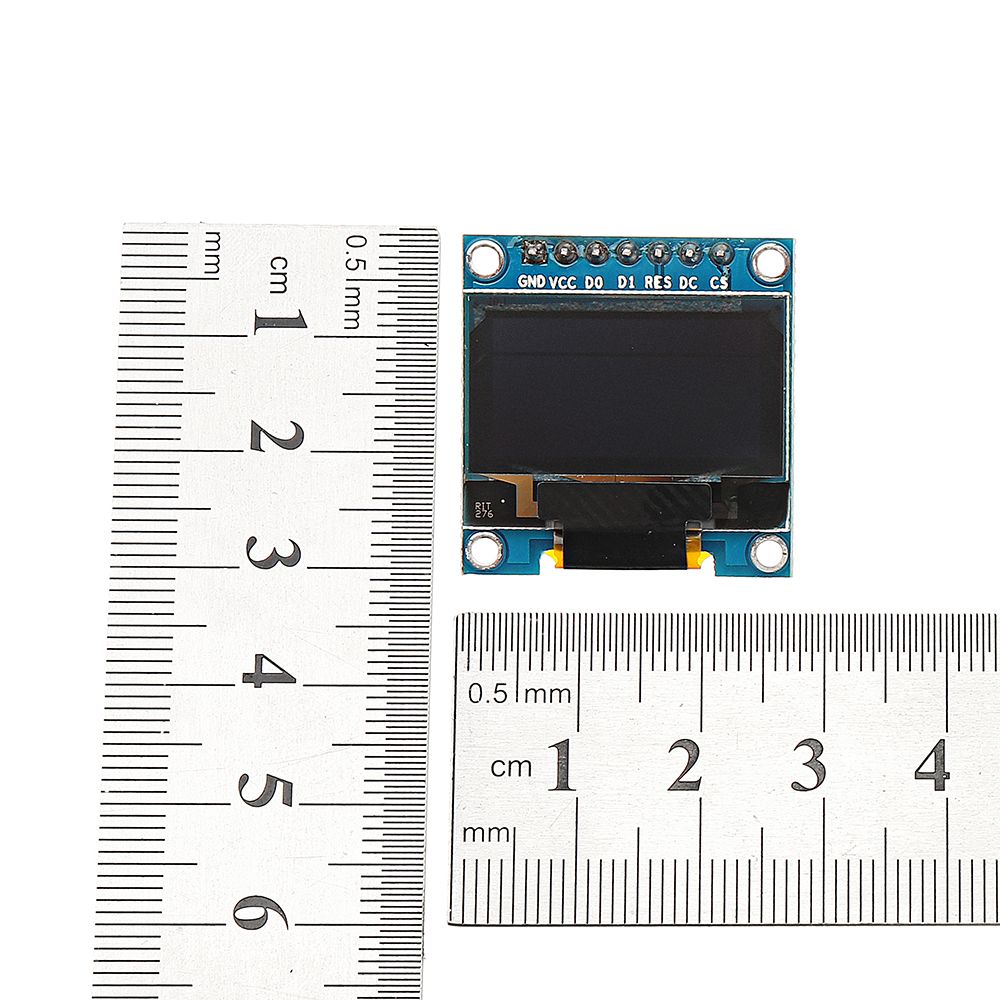 Geekcreitreg-7Pin-096-Inch-OLED-Display--Transparent-Shell-Acrylic-Case-12864-SSD1306-SPI-IIC-Serial-1480705