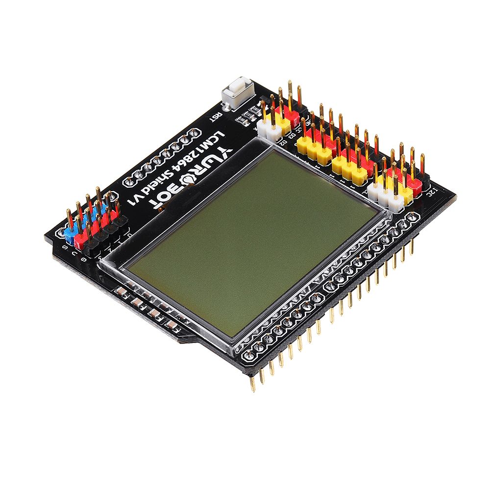 LCM12864-Shield-LCD-Display-Expansion-Board-YwRobot--for-Arduino---products-that-work-with-official--1369552