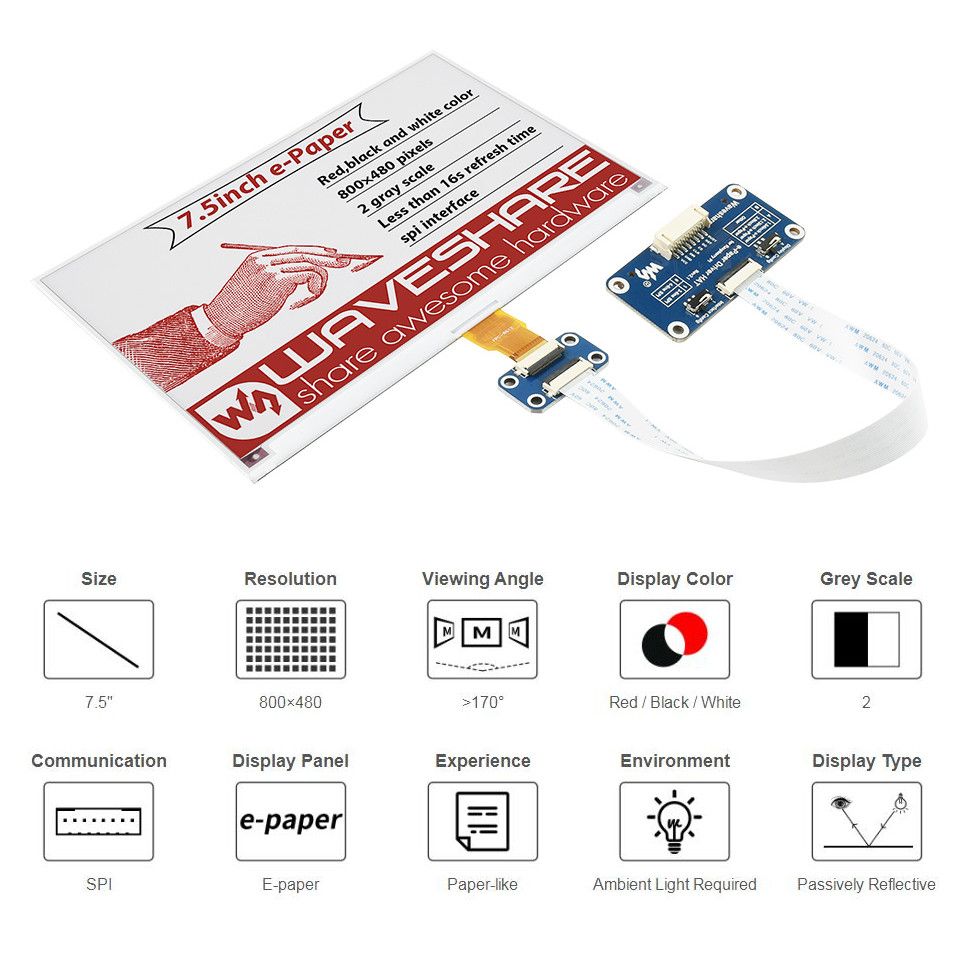 Waveshare-75-Inch-E-ink-Screen-Module-800times480-e-Paper-Display-SPI-Interface-75inch-e-Paper-HAT-B-1365284