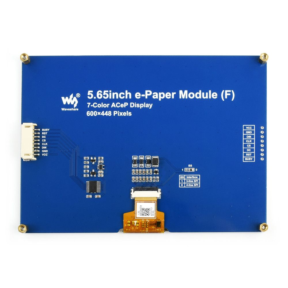 Wavesharereg-565-Inch-ACeP-7-Color-E-Paper-E-Ink-Raw-Display-600times448-Pixels-SPI-Paper-like-Modul-1774090