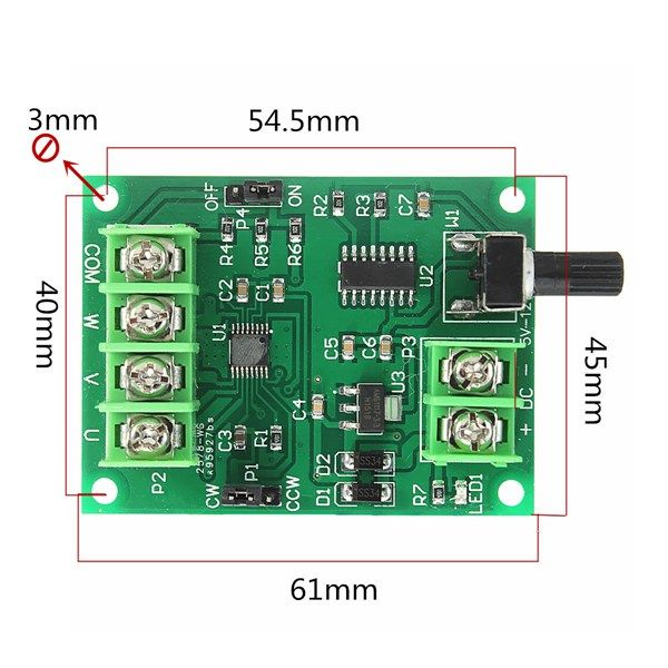 3pcs-5V-12V-DC-Brushless-Motor-Driver-Board-Controller-For-Hard-Drive-Motor-34-Wire-1171959