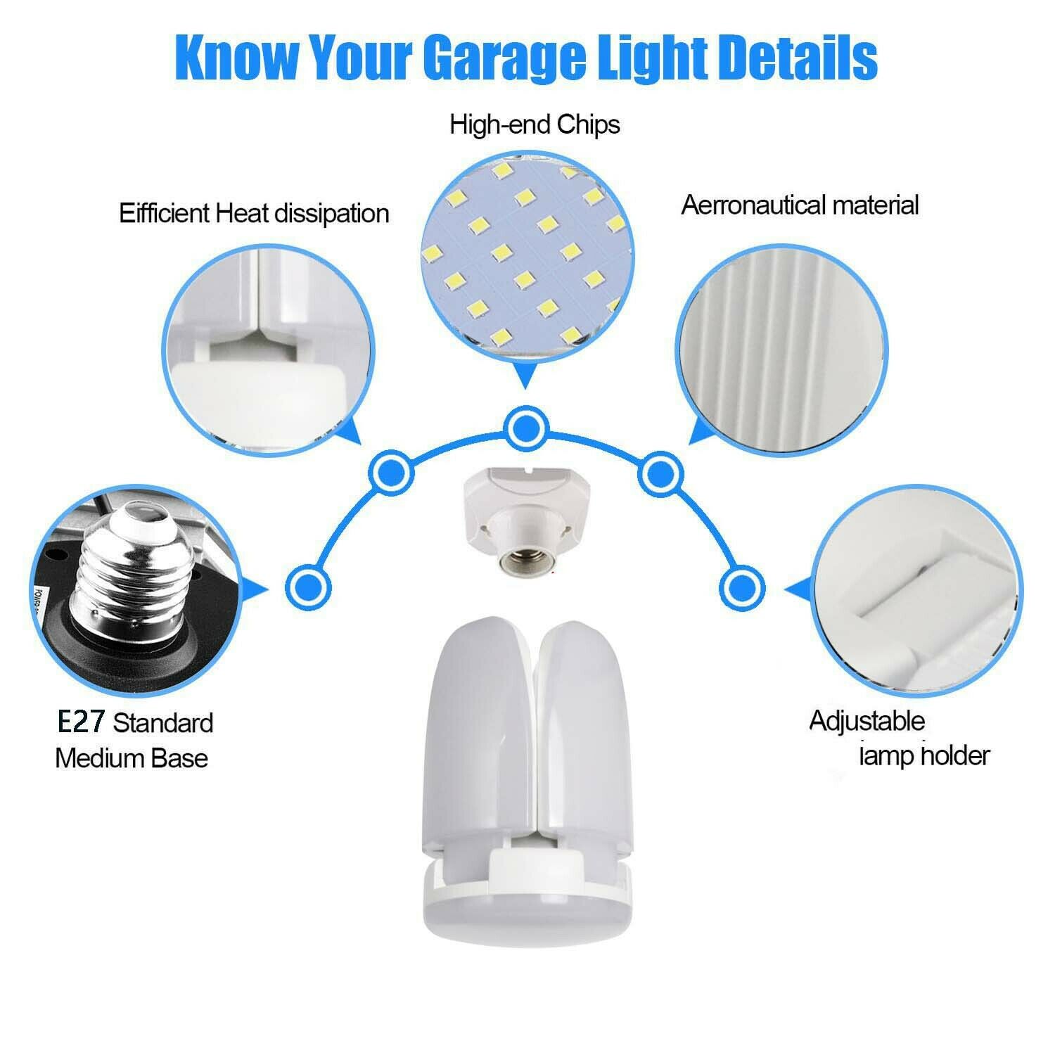 45W60W-Universal-Deformable-LED-Garage-Light-E27-Foldable-Ceiling-Workshop-Lamp-1672147